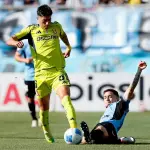 La U juega con un jugador menos en Rancagua, red X