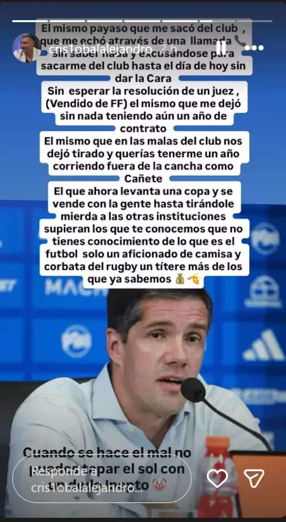 Historia de Cristóbal Campos - Captura de pantalla - La Cuarta