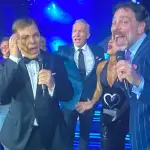 José Antonio Neme junto a Cristián Castro, red X