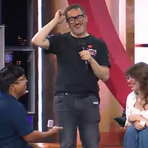 Propuesta de matrimonio en vivo durante la Teletón 2025 ,Captura | Teletón