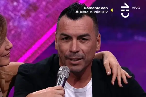 Esteban Paredes este lunes en \