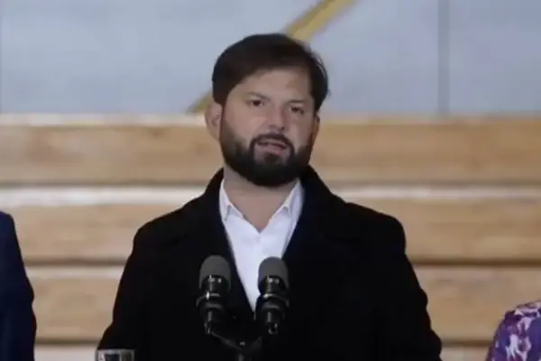 Presidente Gabriel Boric ,Captura de pantalla