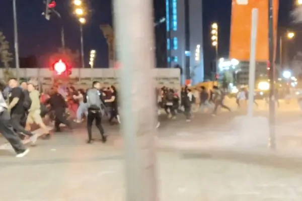 Incidentes en Plaza Baquedano ,Captura