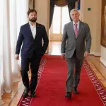 José Antonio Kast este lunes en La Moneda, red X