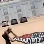 La mujer rompió la seguridad en La Moneda, Captura