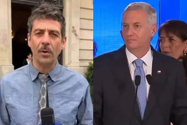 José Antonio Kast se mostró desencajado ,Captura