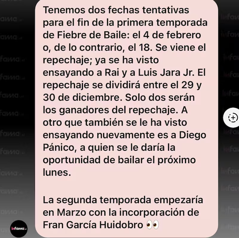 ¿Cuál será el rol de Fran García-Huidobro en Chilevisión? - Infama | Captura