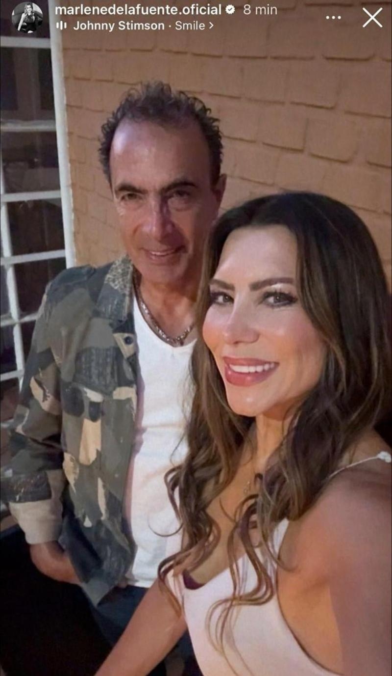 Marlene de la Fuente junto a su pareja actual - Instagram