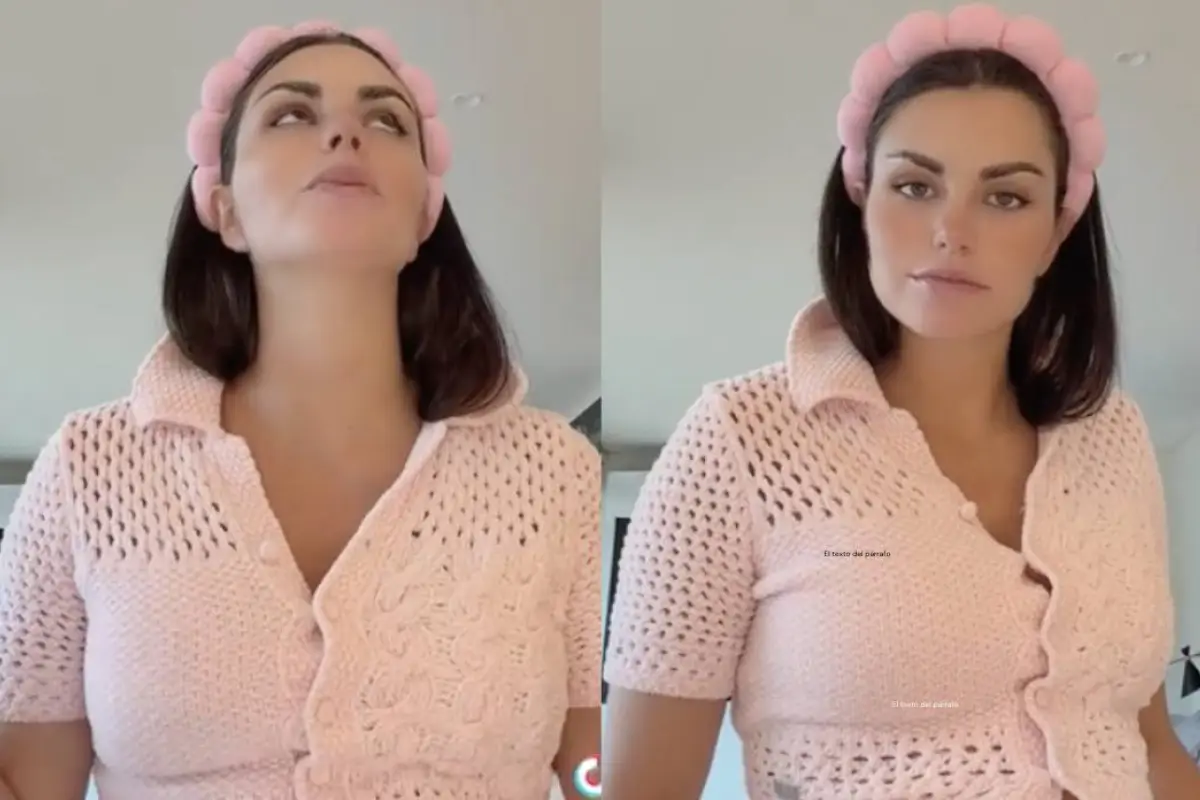 Emilia Dides, captura de TikTok