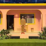 Bad Bunny junto a la famosa casita, Redes sociales