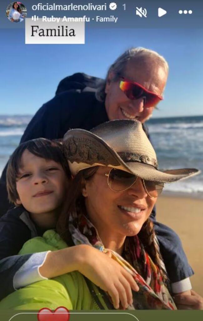 Marlen Olivari junto a su familia  - Marlen Olivari | Instagram