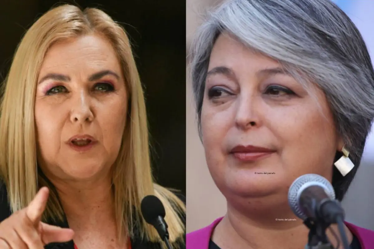 Jeannette Jara y Pamela Díaz