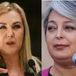 Jeannette Jara y Pamela Díaz