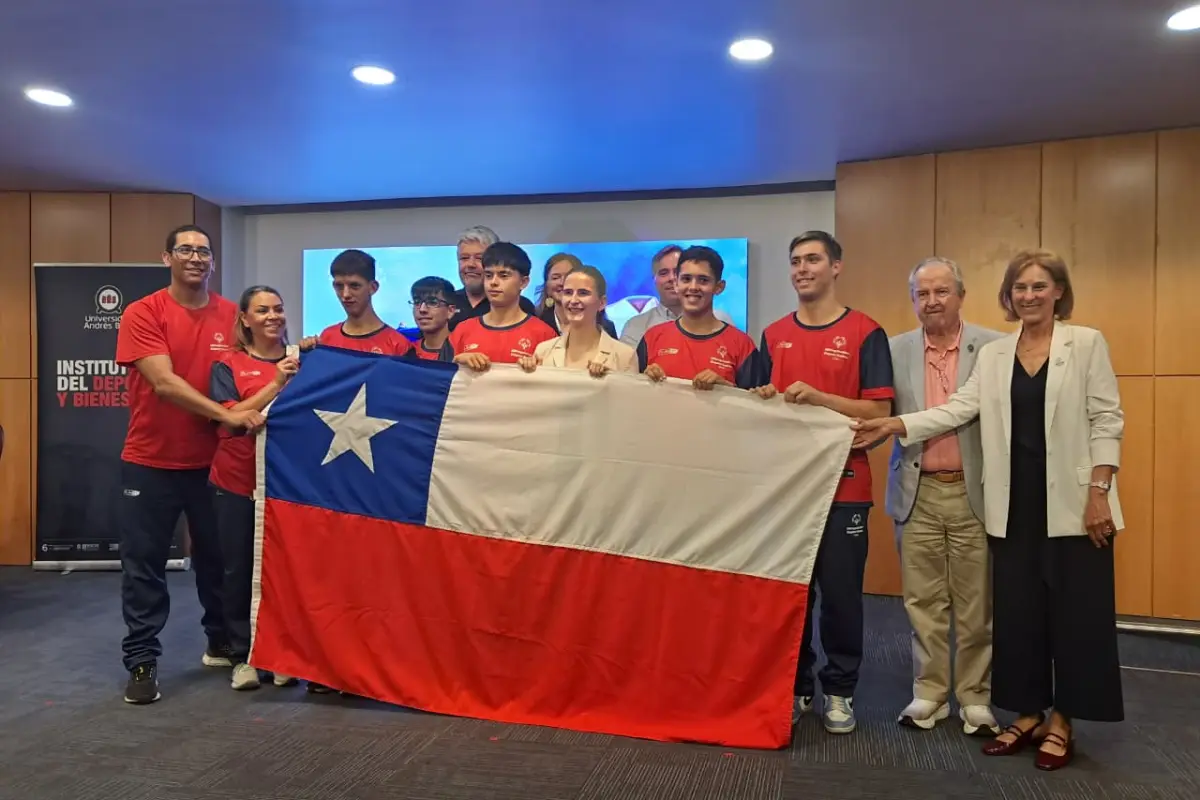 La historia de Gael Rojas que marcó el abanderamiento del Team Chile de Olimpiadas Especiales rumbo a Puerto Rico, Cedida