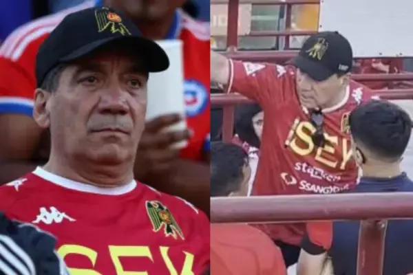 Gonzalo Durán en el estadio Santa Laura ,Captura 