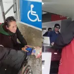 Guardia del Biotren agredió a mujer en silla de ruedas, Captura | X
