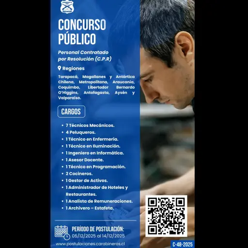 Postulación vacantes Carabineros - Cedida