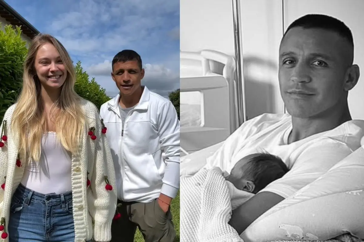 Alexis Sánchez abrazó la paternidad, Instagram