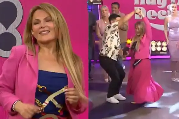 Cathy Barriga estuvo este martes en Canal 13 ,Captura