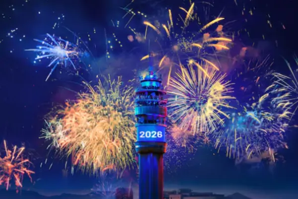 Fuegos artificiales vuelven a la Torre Entel ,red X