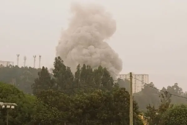 Columna de humo pudo ser vista desde distintos puntos de Algarrobo ,red X