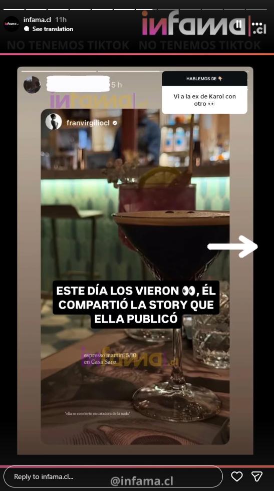 La misteriosa cita romántica de Fran Virgilio  - Infama