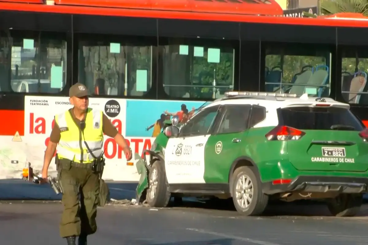 Accidente de carabineros, Mega (meganoticias)