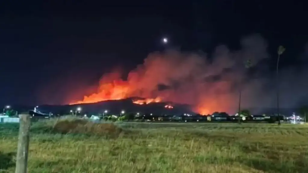 Incendio en Cerro Maule - Informes Chile 