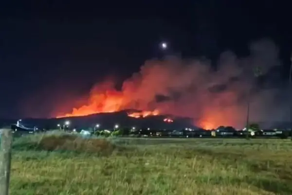 Incendio en Cerro Maule ,Informes Chile 