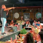 Claudio Palma en su primer café concert, Cedida