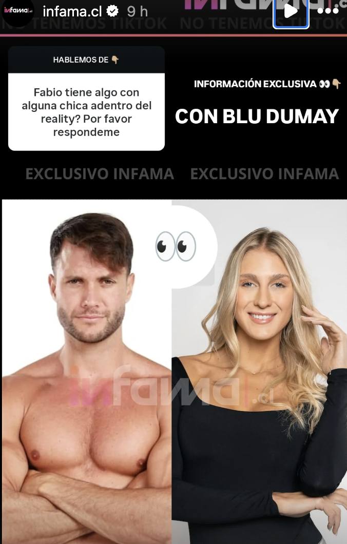 Blu Dumay tiene nuevo galán en El Internado - Instagram