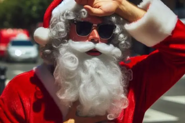 Jornada navideña marcada por el calor ,Agencia Uno