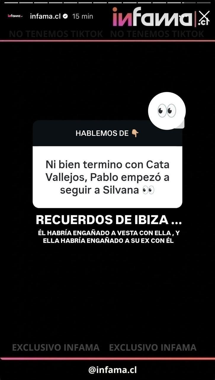 Pablo Galdames junto a Silvina Varas  - Infama