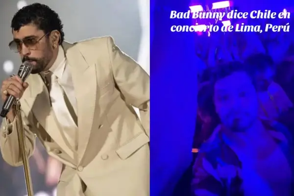 Bad Bunny y el lapsus que sufrió en Perú: Tiene que ver con Chile ,Captura