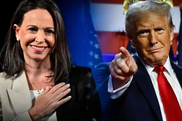    ,Donald Trump y Maria Corina Machado - FM Impacto