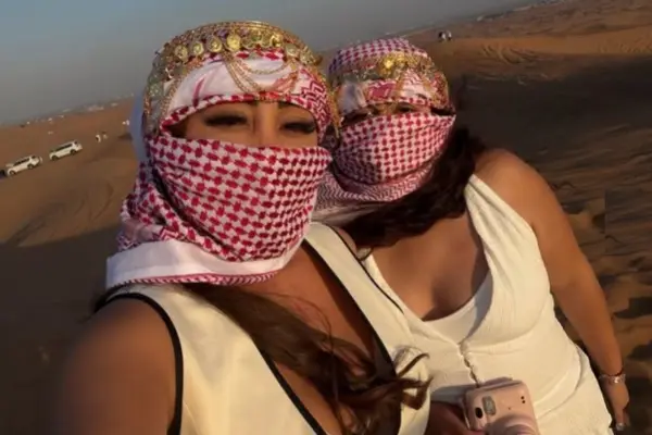 Naya Fácil antes de ir a Egipto estuvo en Dubai y Turquía ,Instagram