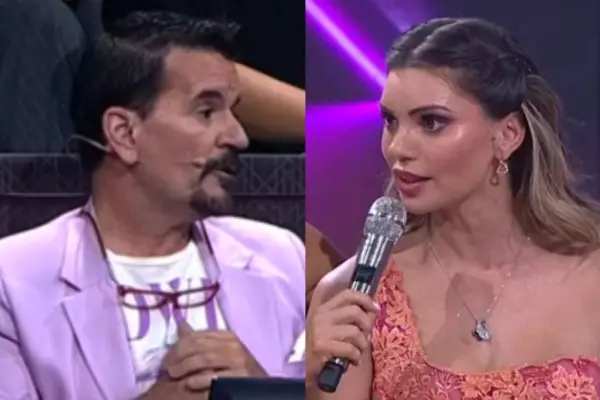 El duro cruce entre Vasco Moulian y Faloon  ,Fiebre de Baile 