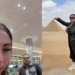 Naya Fácil conoció las pirámides de Egipto, Instagram