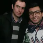 Andrés Caniulef durante si relación con César Campos, Instagram