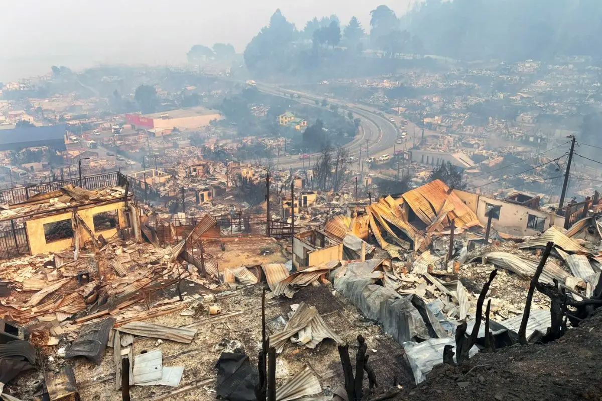 Cerca de 9 mil viviendas fueron afectadas por el incendio, red X