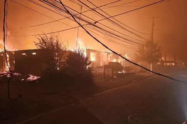 Jugador de la U perdió su casa en el incendio de Penco ,Redes sociales | X