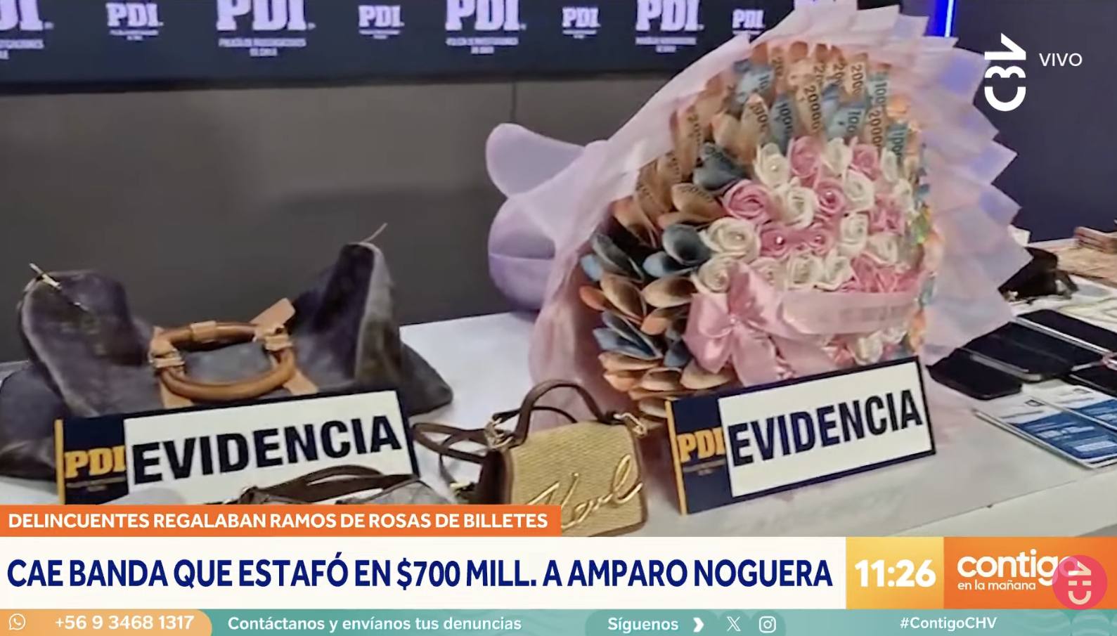 Estafadores de Amparo Noguera se dieron grandes lujos - Captura de Chilevisión