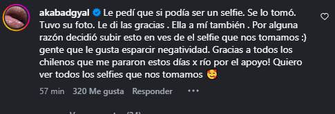    - Comentario de Bad Gyal - noticiasespectaculo