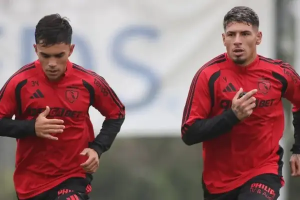 Vicente Pizarro y Alan Saldivia ,Colo Colo