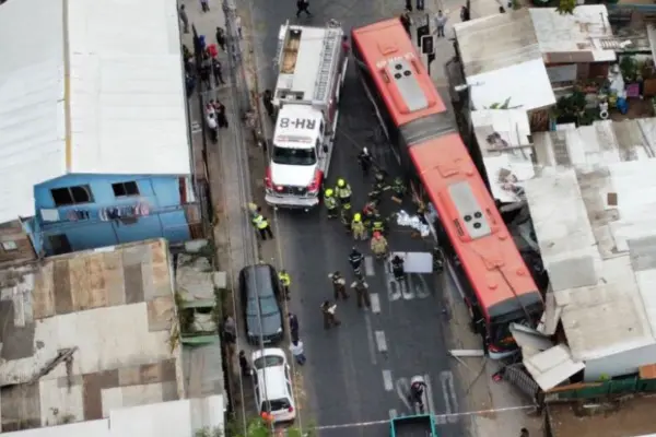 Terrible accidente en Peñalolén ,red X