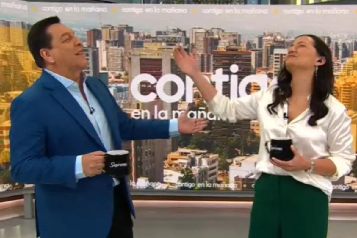JC y Andrea Arístegui en el matinal de CHV, Captura