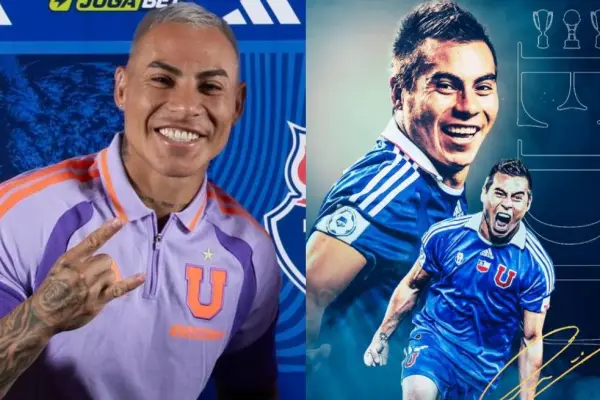 Eduardo Vargas es el nuevo fichaje de la U ,Universidad de Chile