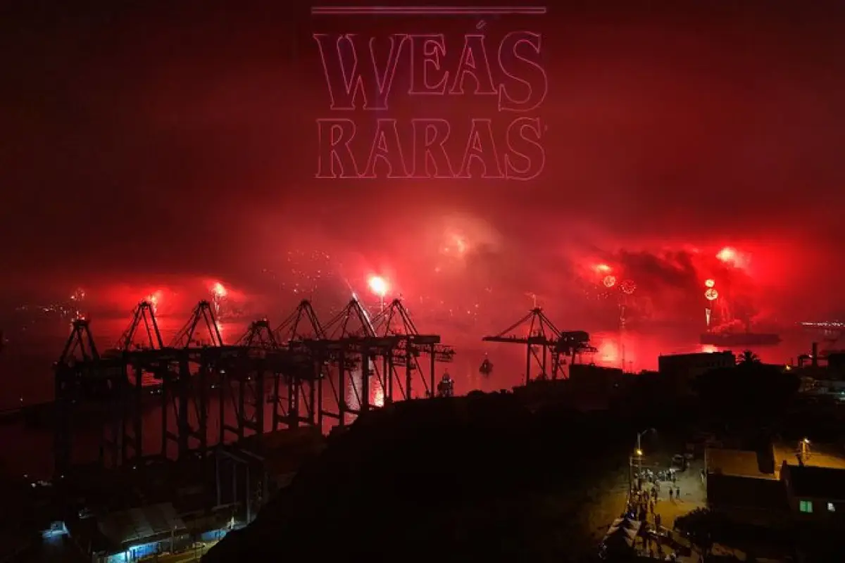 Decepción por neblina en Año Nuevo en el mar, Redes sociales | X