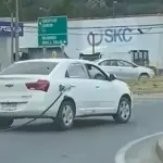 Conductor escapó sin pagar de bencinera, Captura