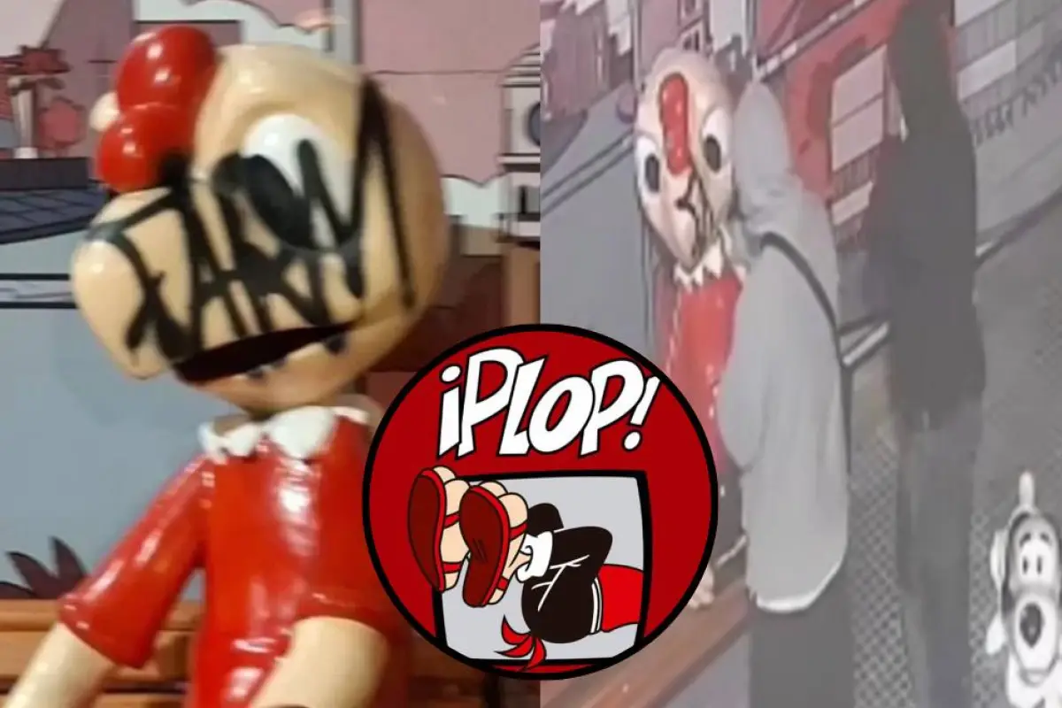 Estatua de Condorito volvió a ser vandalizada en Concepción, Redes sociales | X